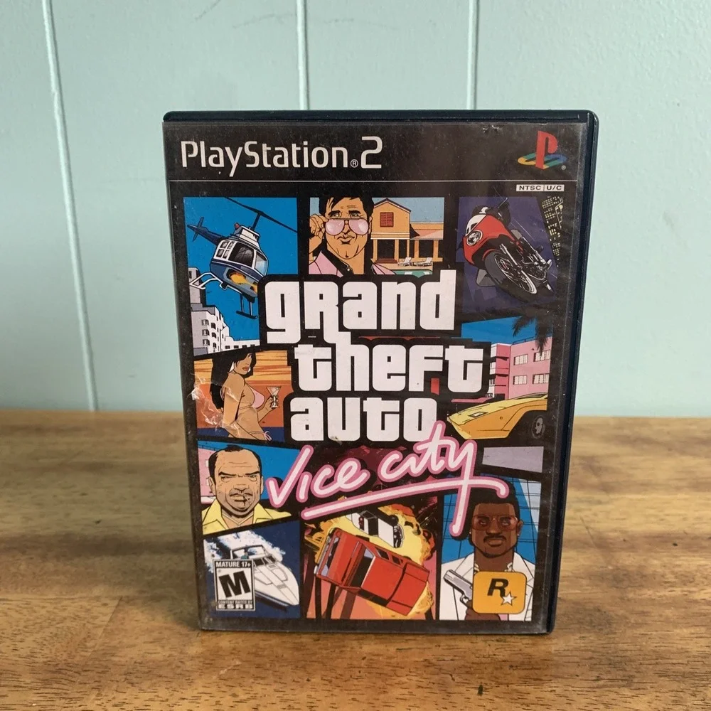 Grand Theft Auto: Vice City Sony PlayStation 2 PS2 NTSC CIB Tested Working